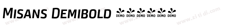 Misans Demibold 粗体字体转换